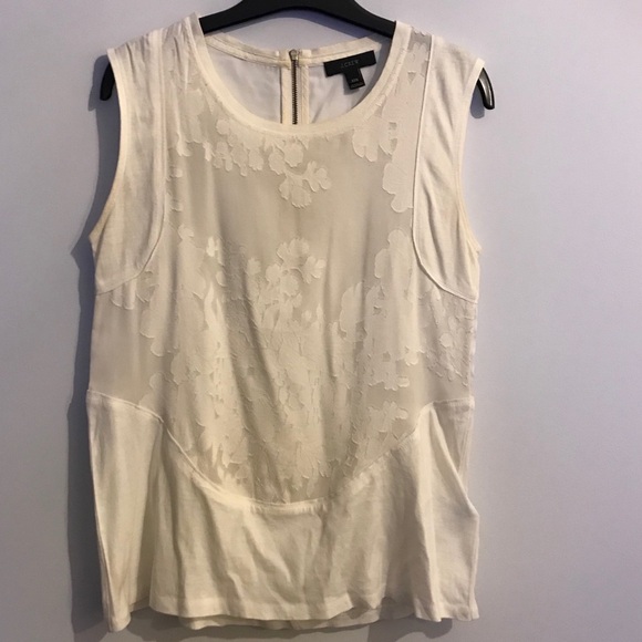 SALE‼️ JCrew white tank top - Picture 1 of 6